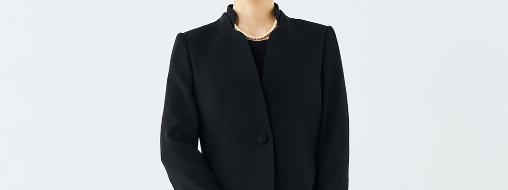 マーメイドラインの長めのワンピース　ユキ トリヰ ファインフォーマル