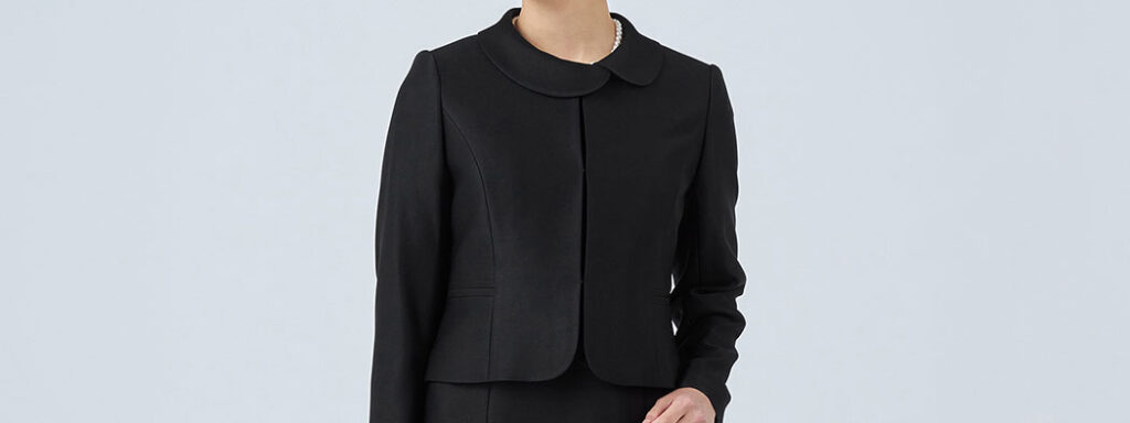 アシンメトリーなショールカラー　ユキ トリヰ ファインフォーマル